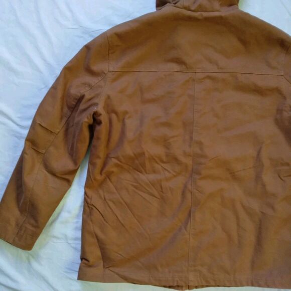 Pendleton Hooded Timber Cruiser Jacket Whiskey Brown Canvas Outdoor Mens XXL - Picture 12 of 16